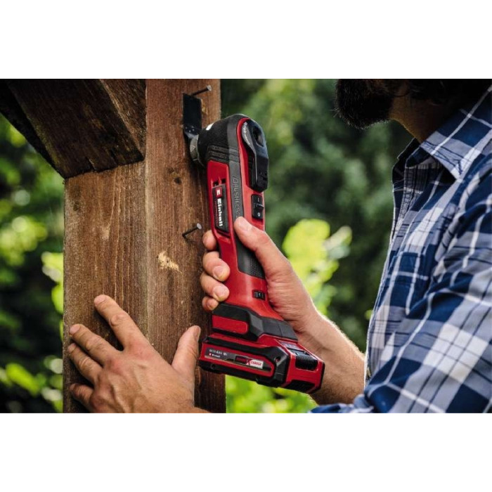 Einhell Багатофункціональний інструмент акумуляторний TP-MG 18 Li BL - Solo PXC 18В 11000-20000кол·хв кут коливань 3.2° 1.08 кг без АКБ і ЗП (4465190)