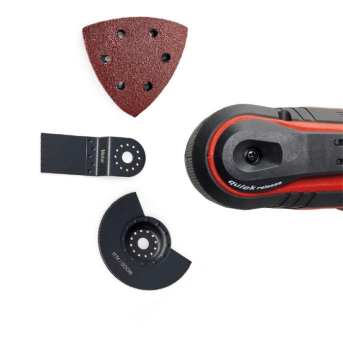 Einhell Багатофункціональний інструмент акумуляторний TP-MG 18 Li BL - Solo PXC 18В 11000-20000кол·хв кут коливань 3.2° 1.08 кг без АКБ і ЗП (4465190)