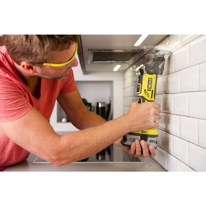 Ryobi Багатофункціональний інструмент R18MT-0 18В ONE+ 10000-20000об·хв 1кг без АКБ та ЗП (5133002466)