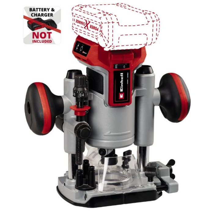 Einhell Фрезер TP-RO 18 Li BL - Solo акум., PXC, 18В, 6/8 мм, 10000-30000 об/хв (4350411)