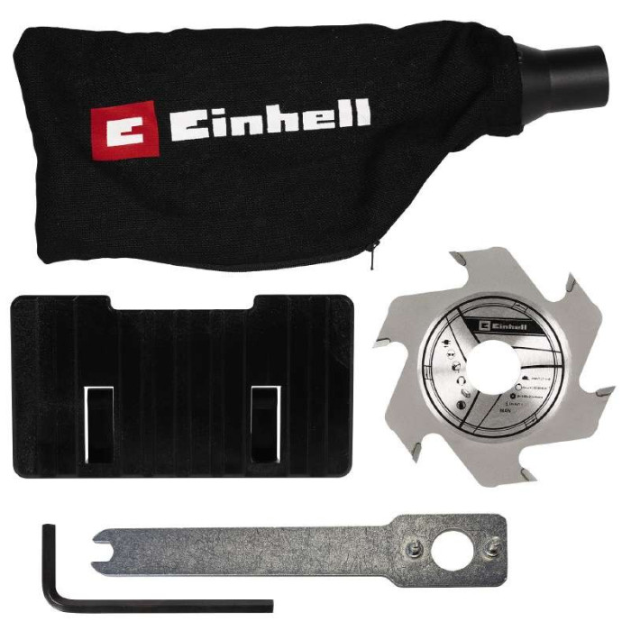 Einhell Фрезер ламельний TE-BJ 18 Li - Solo акум., PXC, 18В, 20 мм, диск 100х22х3.8 мм (4350630)