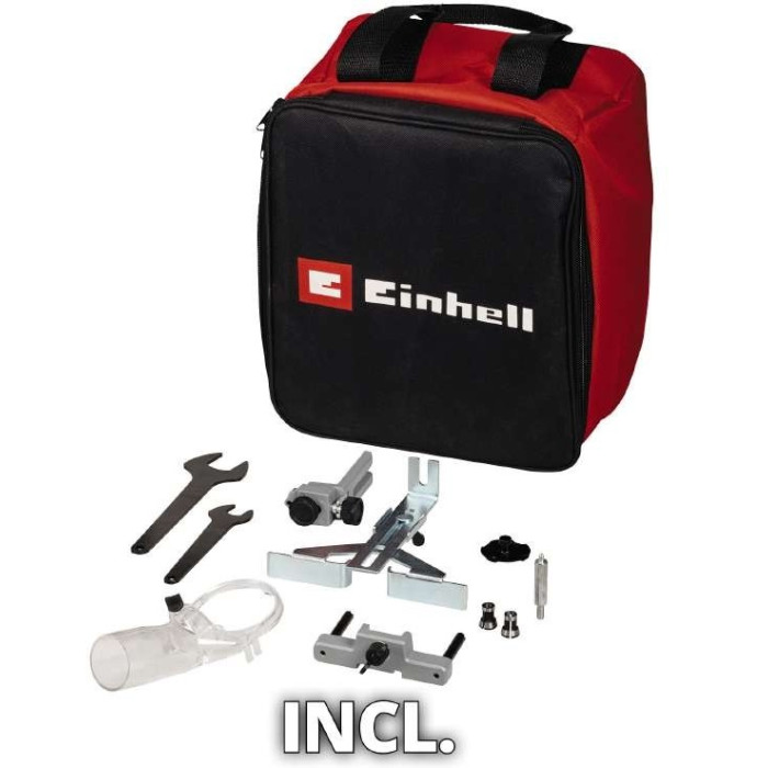 Einhell Фрезер Einhell TP-RO 18 Set Li BL - Solo акум., PXC, 18В, 6/8 мм, 10000-30000 об/хв (4350410)