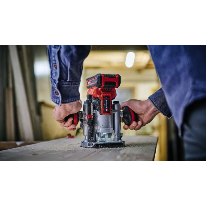 Einhell Фрезер Einhell TP-RO 18 Set Li BL - Solo акум., PXC, 18В, 6/8 мм, 10000-30000 об/хв (4350410)