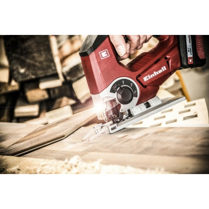 Einhell Лобзик TC-JS 18LI-Solo акумуляторний PXC 18В 2700об·хв хід 20мм 1.63кг без АКБ та ЗП (4321209)