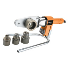 Neo Tools Паяльник для пластикових труб, 650 Вт, 4 насадки, PTFE-покриттяб, 260°С, 4,4кг, кейс (21-001)