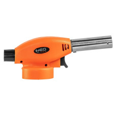Газовий пальник Neo Tools, п’єзозапалювання, робоча температура 1300°C, 80г/год (20-025)