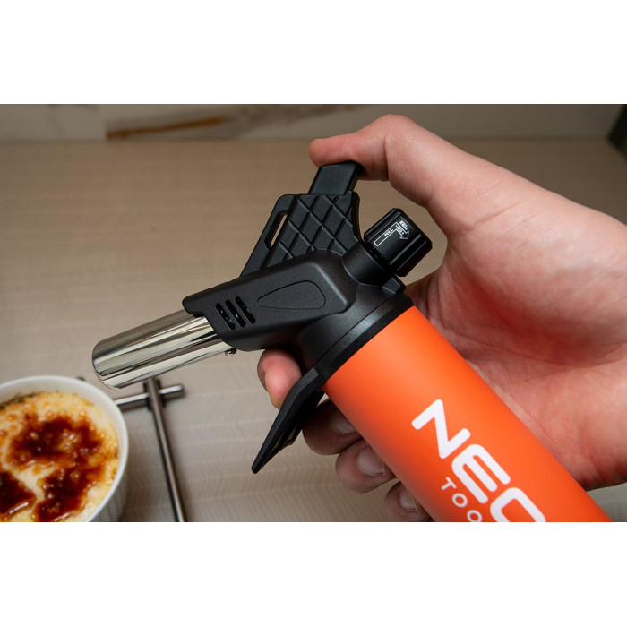 Паяльник газовий Neo Tools 1200°C паливо 12.6гр п’єзозапалювання (19-905)