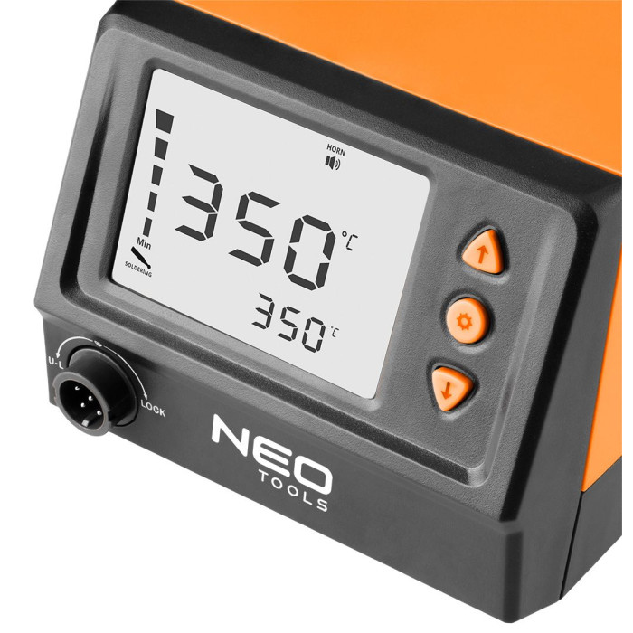 Паяльна станція Neo Tools SL1 60Вт 180-450 °С РК-дисплей ESD захист автоматичне відключення (19-200)