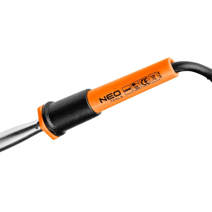 Паяльник електричний Neo Tools100Вт 500°C нікельована мідь (19-157)