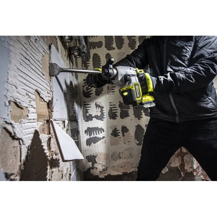 Ryobi Перфоратор акумуляторний RSDS18X-1C40S SDS-plus ONE+ 18В НР акб 1х4А·год 4Дж 3.2кг 4 режими (5133005383)