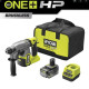 Ryobi Перфоратор акумуляторний RSDS18X-1C40S SDS-plus ONE+ 18В НР акб 1х4А·год 4Дж 3.2кг 4 режими (5133005383)
