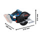 Пиа дискова Bosch GKM 18V-50 акумуляторна, 18 В, 136 мм, 4250 об/хв, 2.2 кг, без АКБ та ЗП (06016B8000)