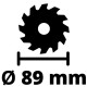 Дискова міні-пила Einhell TC-CS 89 (4331030)