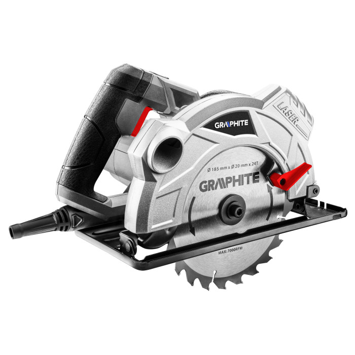 Пила дискова Graphite 1500Вт 190мм 4.3кг (58G492)