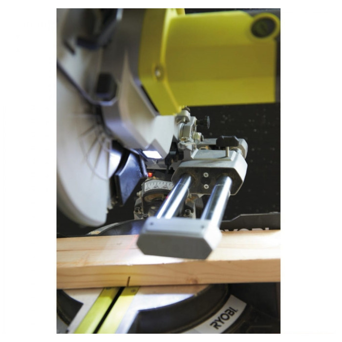 Ryobi Пила торцювальна EMS254L з протяжкою 2000Вт, 254 мм, 4500 об/хв, лазер (5133001202)