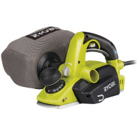 Ryobi Рубанок EPN6082CHG 600Вт, 82мм, стругання до 1.5мм, виборка 0.5мм, шпунт до 8мм, сумка, 3.1кг (5133000350)