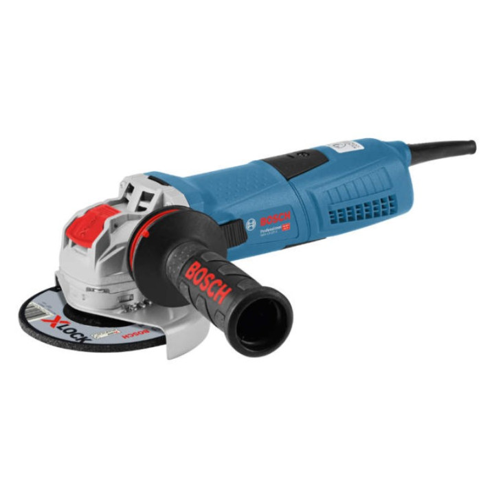 Угловая шлифмашина (болгарка) Bosch GWS 13-125 S X-LOCK , 125мм, 1300Вт, 2800-11500 об/мин (06017B6002)