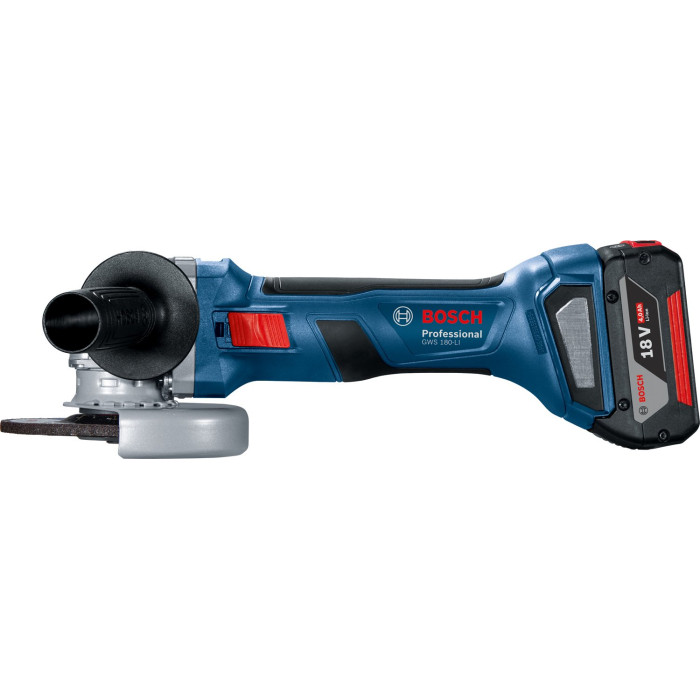 Bosch Шліфмашина кутова акумуляторна Professional GWS 180-LI (06019H9021)