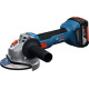 Шліфмашина кутова акумуляторна Bosch GWS 18V-8 125мм 18В 2x5А·год 0-11000об·хв 1.7кг кейс ЗПGAL 18V-40 (06019N9003)