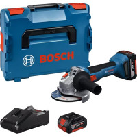 BOSCH Шліфмашина кутова акумуляторна GWS 18V-8 125мм 18В 2x5А·год 0-11000об·хв 1.7кг кейс ЗПGAL 18V-40 (06019N9003)