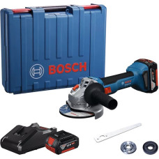 Шліфмашина кутова акумуляторна Bosch GWS 18V-8 125мм 18В 2x4А·год 0-11000об·хв 1.7кг кейс ЗПGAL 18V-40 (06019N9020)