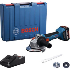 Шліфмашина кутова акумуляторна Bosch GWS 18V-8 125мм 18В 1x4А·год 0-11000об·хв 1.6кг кейс ЗПGAL 18V-40 (06019N9021)