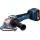 Шліфмашина кутова акумуляторна Bosch GWS 18V-11S 125мм 18В 1x5А·год 0-9000об·хв 1.7кг кейс ЗПGAL1880CV (06019N4003)