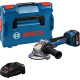Шліфмашина кутова акумуляторна Bosch GWS 18V-11S 125мм 18В 1x5А·год 0-9000об·хв 1.7кг кейс ЗПGAL1880CV (06019N4003)