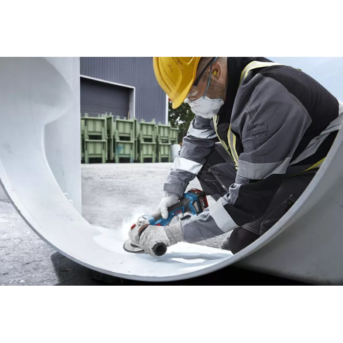 Шліфмашина кутова акумуляторна Bosch GWS 18V-11S 125мм 18В 1x5А·год 0-9000об·хв 1.7кг кейс ЗПGAL1880CV (06019N4003)