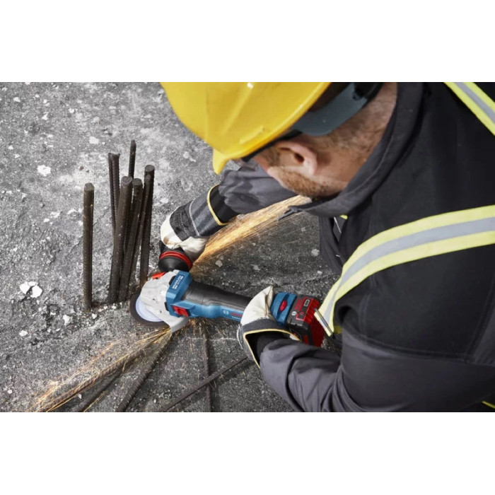 Шліфмашина кутова акумуляторна Bosch GWS 18V-11S 125мм 18В 1x5А·год 0-9000об·хв 1.7кг кейс ЗПGAL1880CV (06019N4003)