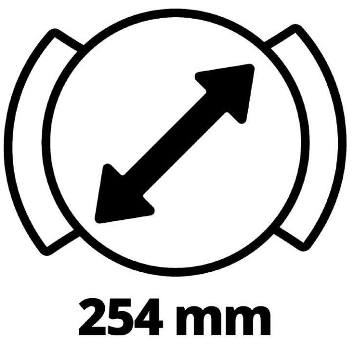 Einhell Шліфмашина полірувальна CE-CB 18/254 Li - Solo, PXC акум, d254 мм, 18В (без АКБ і ЗП) (2093301)