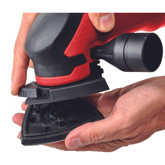 Einhell Шліфмашина дельтавидна TC-DS 20 E, 200Вт, 90х90х90мм, 12000-22000об•хв, 9 шліфпаперів, 0.84кг (4464255)