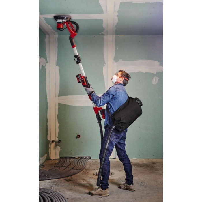 Einhell Шліфмашина для стін акумуляторна TP-DW 18/225LI - Solo, 18В, 225мм, 600-1200об•хв, 1.1-1.65м, кейс, 3.62кг, без АКБ і ЗП (4259990)