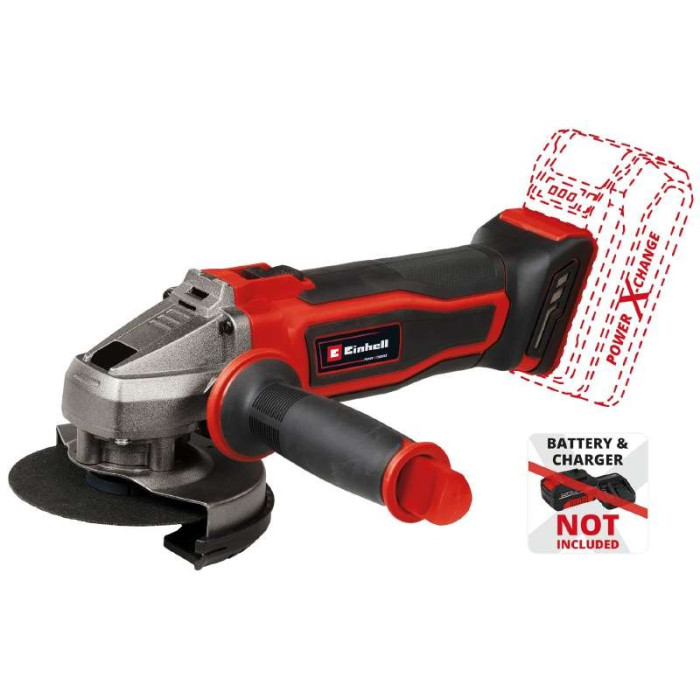 Einhell Шліфмашина кутова акумуляторна TE-AG 18/115-2 Li - Solo PXC 18В 115мм 8500об·хв 1.7кг без АКБ та ЗП (4431166)