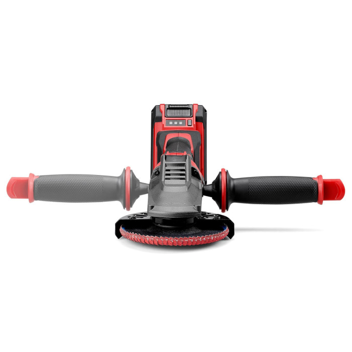 Шліфмашина кутова акумуляторна Einhell TP-AG 18/125 F Li BL - Solo, PXC, 18В, безщіткова, 125 мм, 8500 об/хв, плаский редуктор, 1.57кг (без АКБ та ЗП) (4431175)