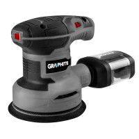 Шліфмашина ексцентрикова GRAPHITE 300Вт 125мм 7000-13000об·хв орбіта 1мм 1.21кг (59G348)