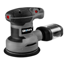 Шліфмашина ексцентрикова GRAPHITE 300Вт 125мм 7000-13000об·хв орбіта 1мм 1.21кг (59G348)