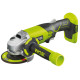 Ryobi Шліфмашина кутова ONE + R18AG-0 акумуляторна, 115мм, 18В, solo (без АКБ і ЗП) (5133001903)