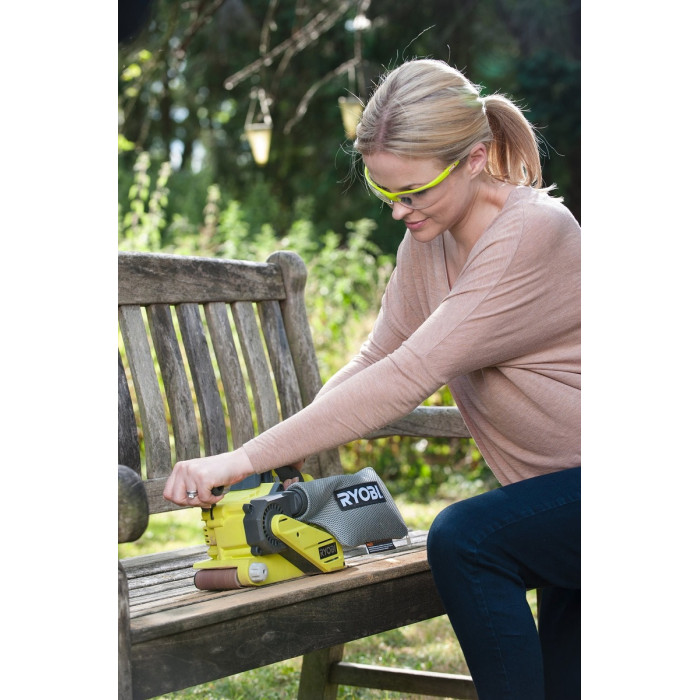 Ryobi Шліфмашина стрічкова ONE+ R18BS-0, 18В, акумуляторна (без АКБ та ЗП) (5133002916)