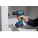 Шурупокрут-дриль акумуляторний Bosch GSR 185-LI 18В 2х2.0А·год 50Нм 500·1900об·хв 0.9кг (06019K3000)