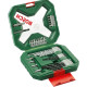 Bosch Шурупокрут-дриль акумуляторний EasyImpact 18V-40 18В 2х2А·год 20·38Нм 0-430·0-1630об·хв кейс ЗП набір з 34 предметів (АС Xline) 1.4кг (06039D8109)
