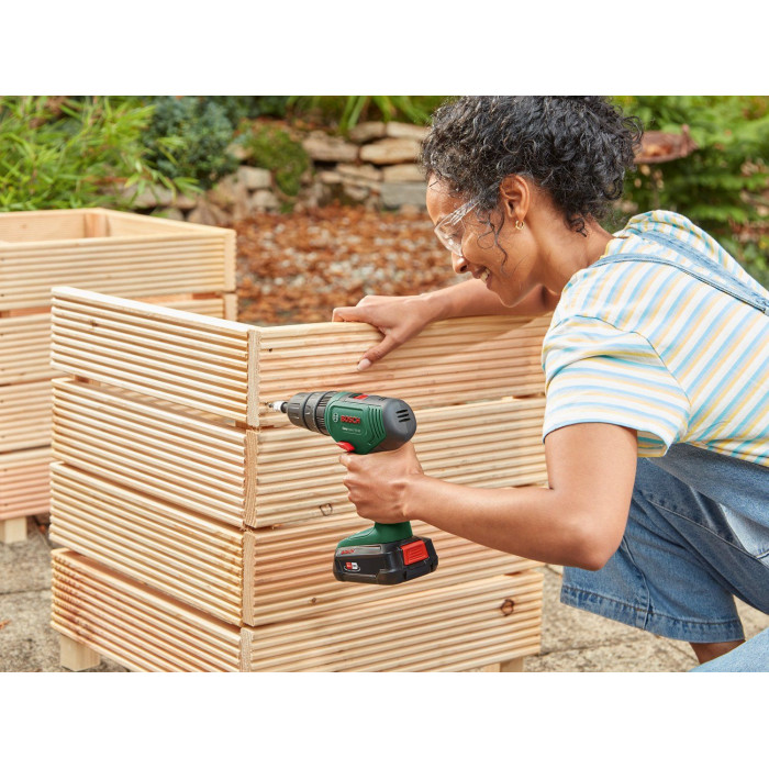 Bosch Шурупокрут-дриль акумуляторний EasyImpact 18V-40 18В 2х1.5А·год 20·38Нм 0-430·0-1650об·хв кейс ЗП 1.4кг (06039D8102)