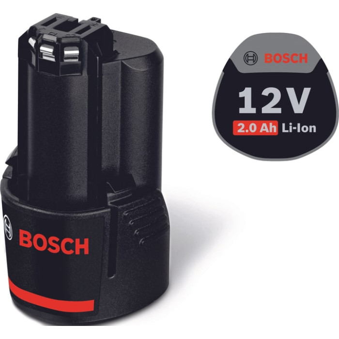 Шурупокрут-дриль акумуляторний Bosch GSR 12V-15 2х2А·год 30Нм 400·1300об·хв 0.89кг GAL 12V-20 + набір ручного інструменту (060186810R)