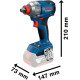 Гайковерт ударний Bosch GDX 18V-285 18В до 3600об·хв 285Нм квадрат 1/2