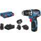 Шурупокрут-дриль акумуляторний Bosch GSR 12V-35 FC 18В 2х3.0А·год 20·350Нм 0·1750об·хв кейс L-Boxx 2.1кг (06019H3000)