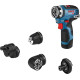 Шурупокрут-дриль акумуляторний Bosch GSR 12V-35 FC 18В 2х3.0А·год 20·350Нм 0·1750об·хв кейс L-Boxx 2.1кг (06019H3000)