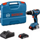 Шурупокрут-дриль акумуляторний Bosch GSB 18V-65 18В 2х2А·год 31·65Нм 0-2100об·хв ЗП GAL18V-20 кейс 1.12кг (06019N3100)
