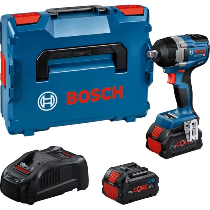 Гайковерт ударний Bosch GDS 18V-750C 18В 2x8А·год до 3000об·хв 270/380/750Нм квадрат 1/2