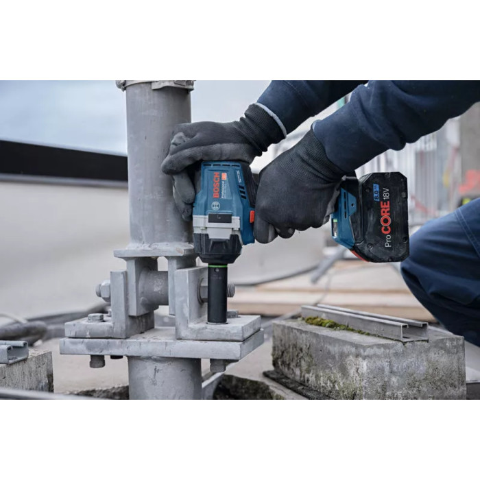 Гайковерт ударний Bosch GDS 18V-750C 18В 2x8А·год до 3000об·хв 270/380/750Нм квадрат 1/2