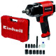 Гайковерт Einhell TC-PW 610 пневматичний, 610Нм, 6.3бар, 142л/хв, 2кг (4138960)